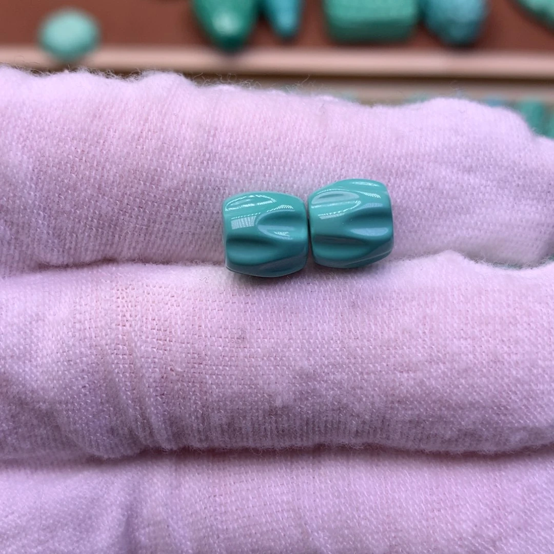 原生态散珠配珠百香籽一对卡8