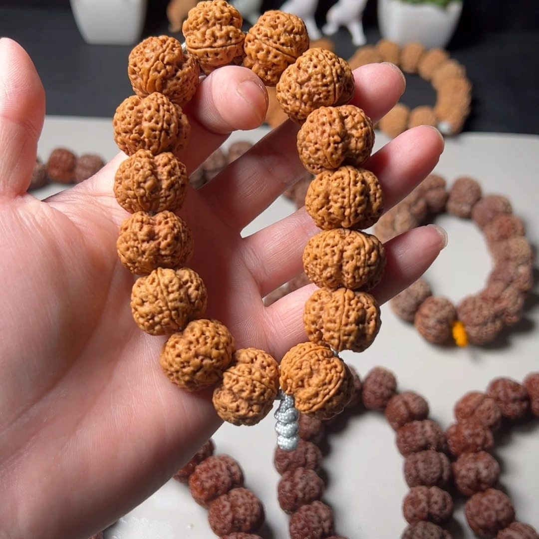 金刚菩提手串晴*22尺寸古龙梅花超头货