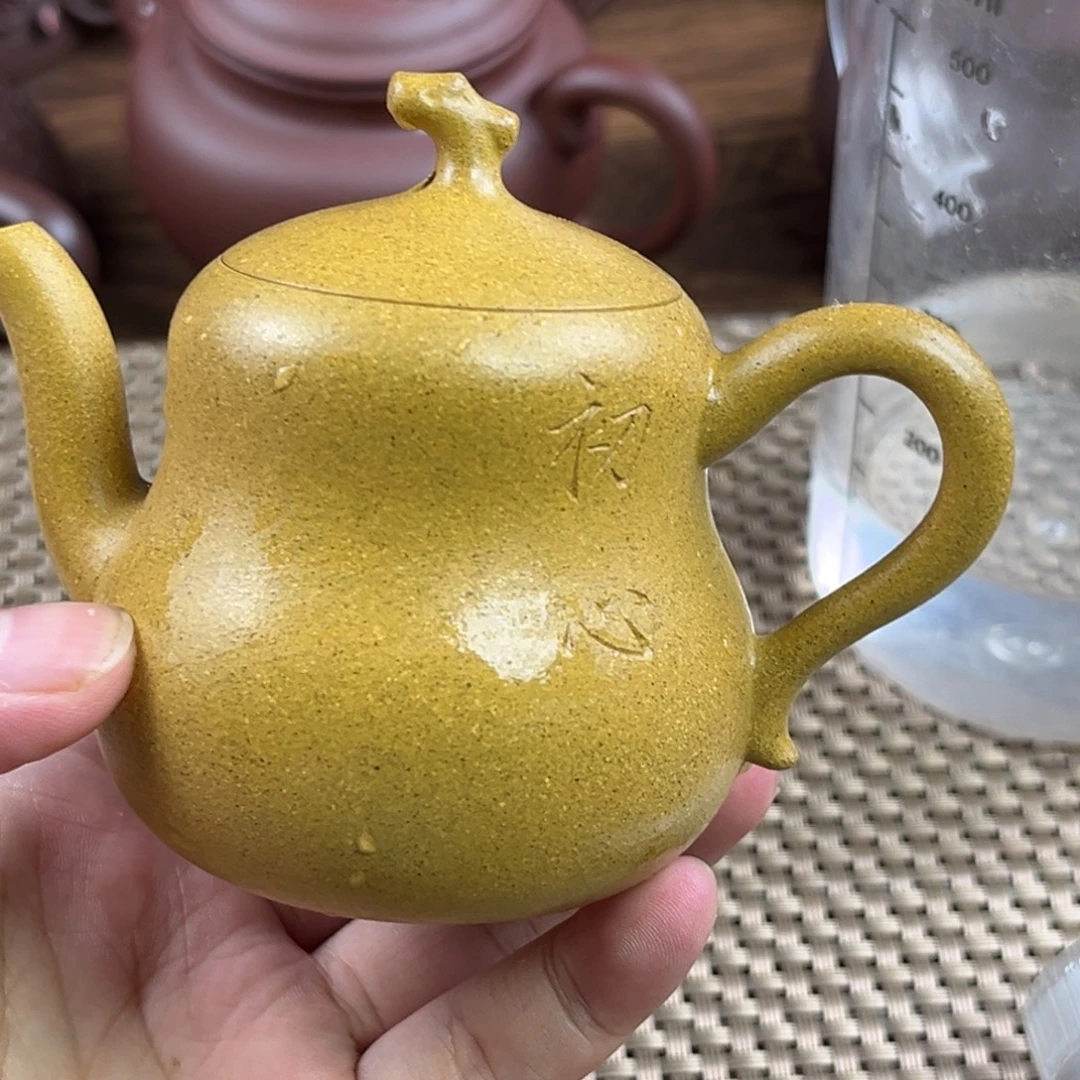 茶壶紫砂手工制作工艺精湛120cc