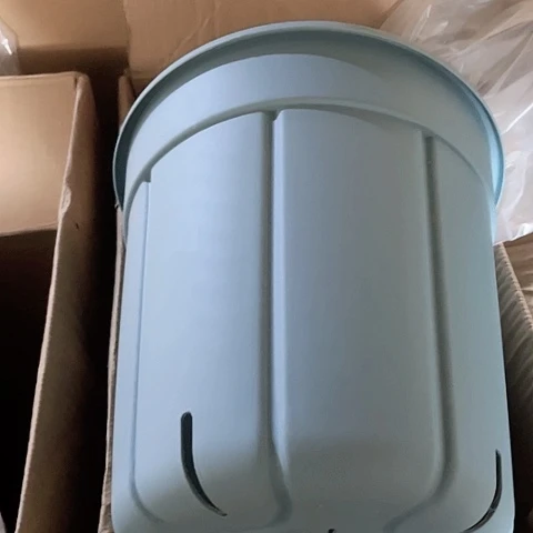 树脂南瓜盆4号5个蓝色无托