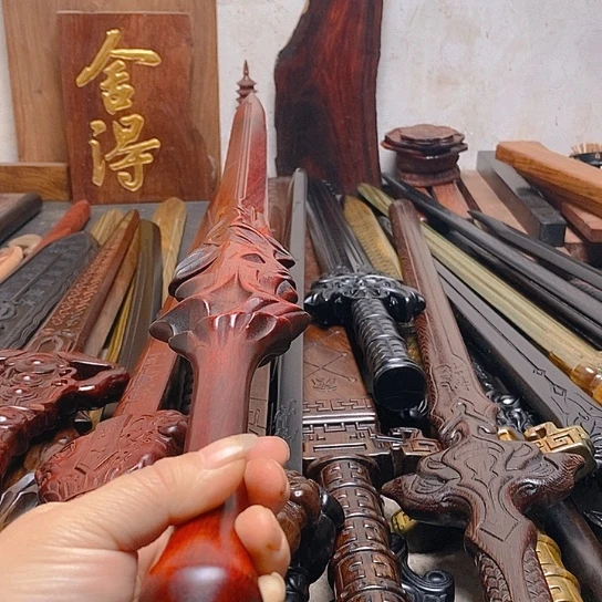 紫檀木木80长盖聂