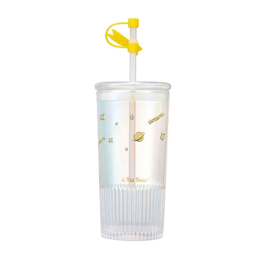 【A等品微瑕】膳魔师母婴小王子系列吸管玻璃冷水杯 TCGT-S-590