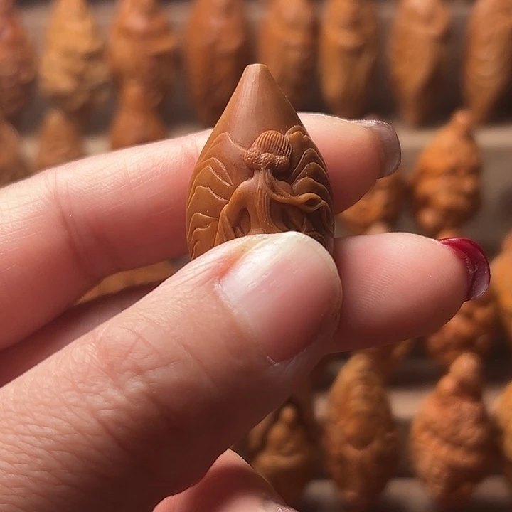 橄榄核吊坠寒*调橄榄核