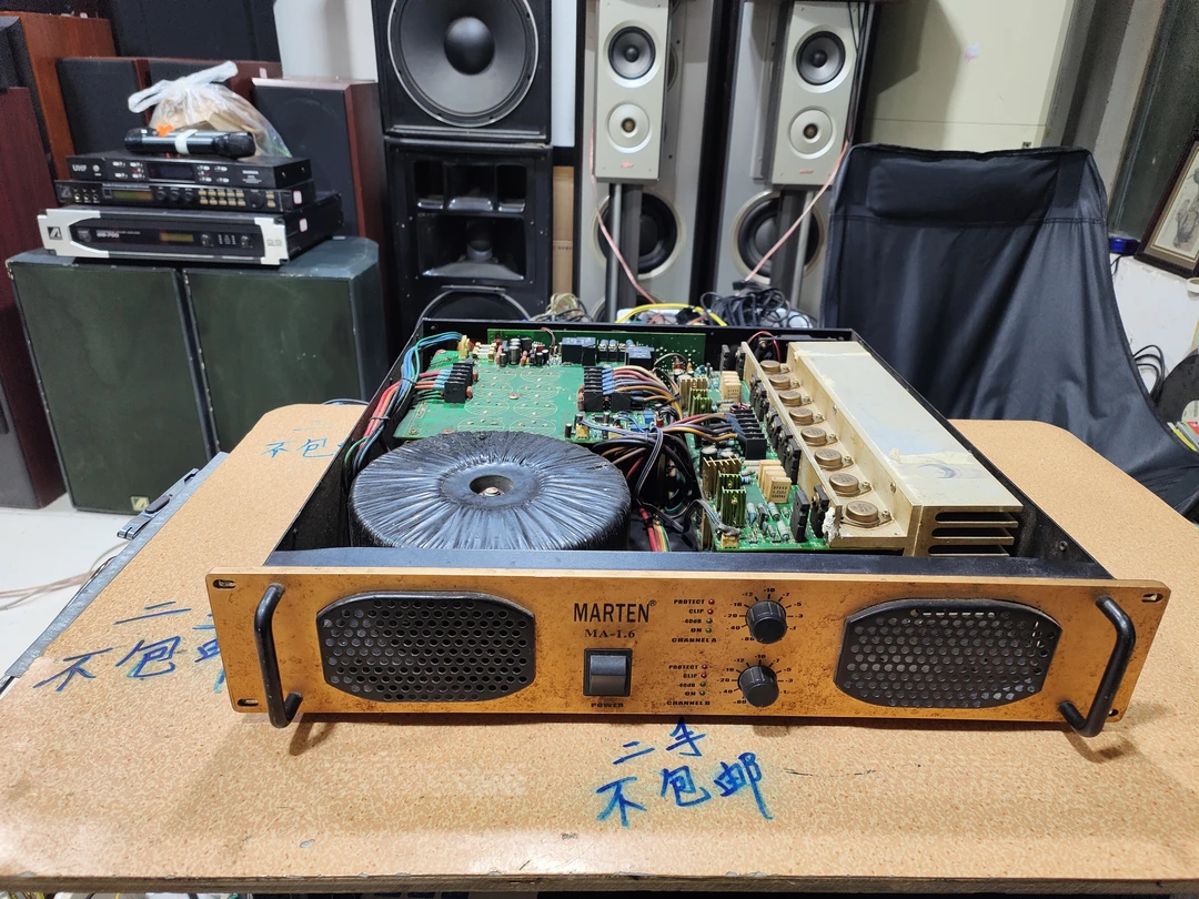 9新  二手 MARTEN  MA-1.6专业后级功放，成色如图（出声，不带线材）