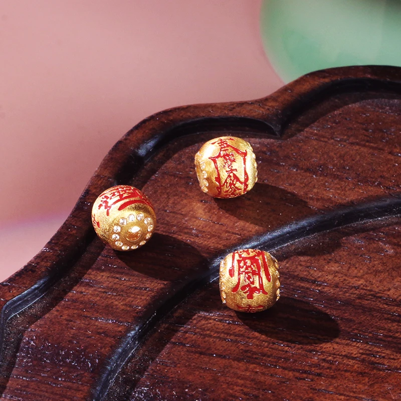 925银银制品 太太桶珠/个-多样性发其一