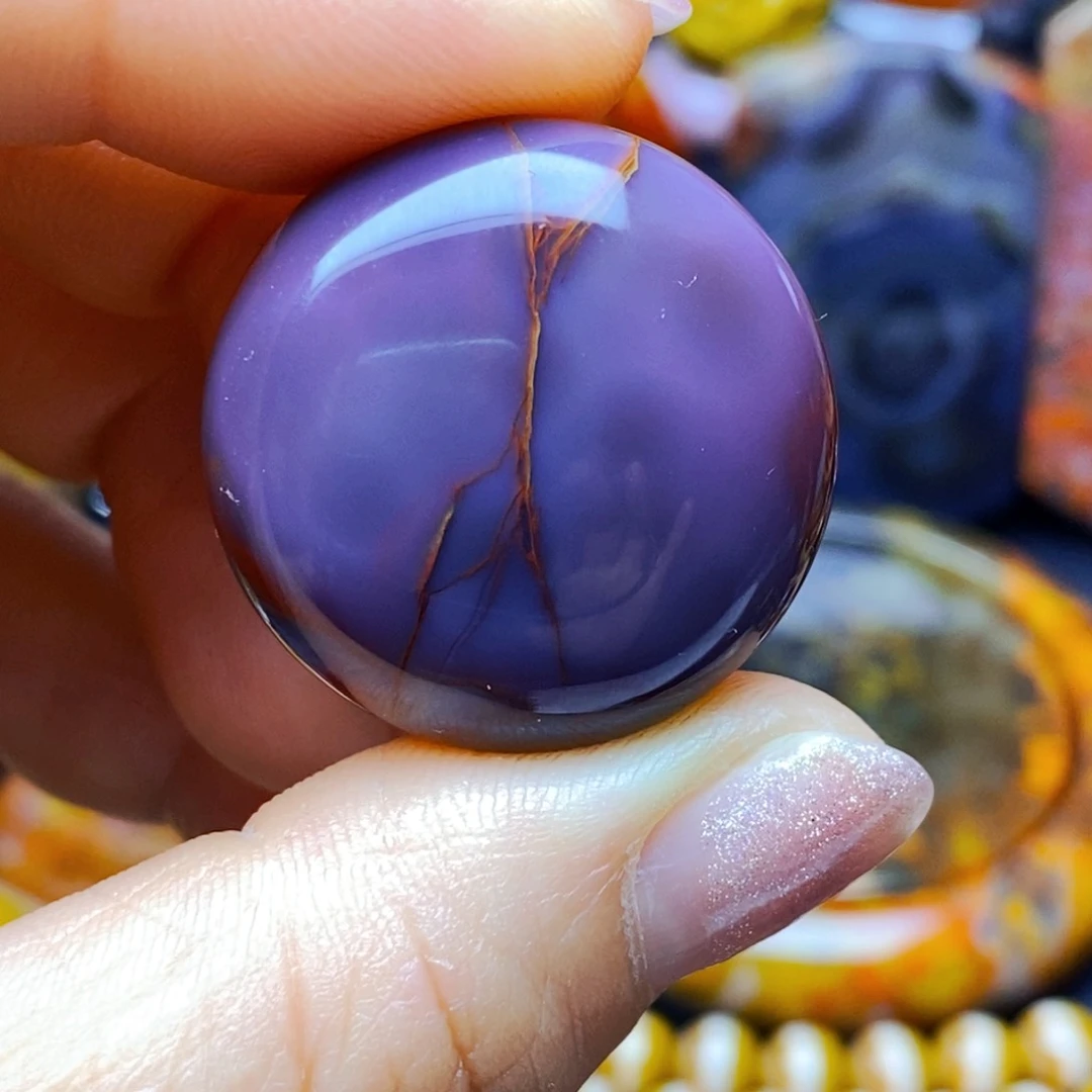 玛瑙/玉髓颈饰未镶嵌紫**嘻