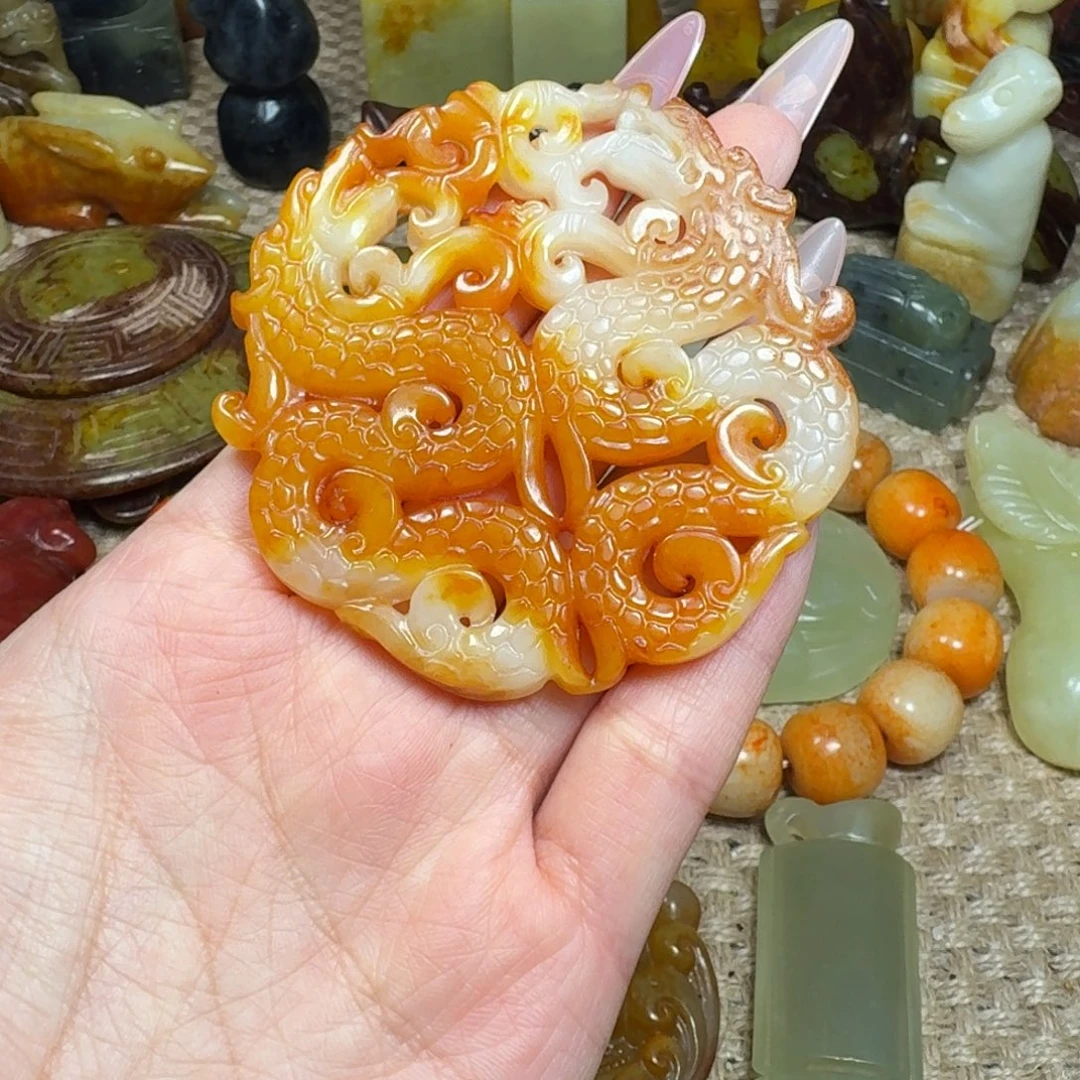 白玉菩提吊坠挂件