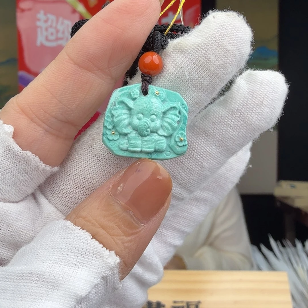 鱼****绿松石未镶嵌珠宝奇石