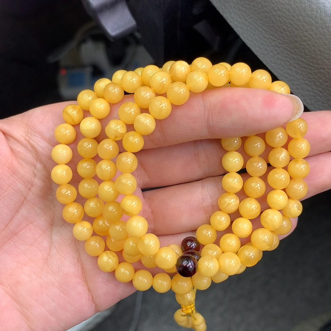 琥珀未镶嵌珠宝奇石6mm➕