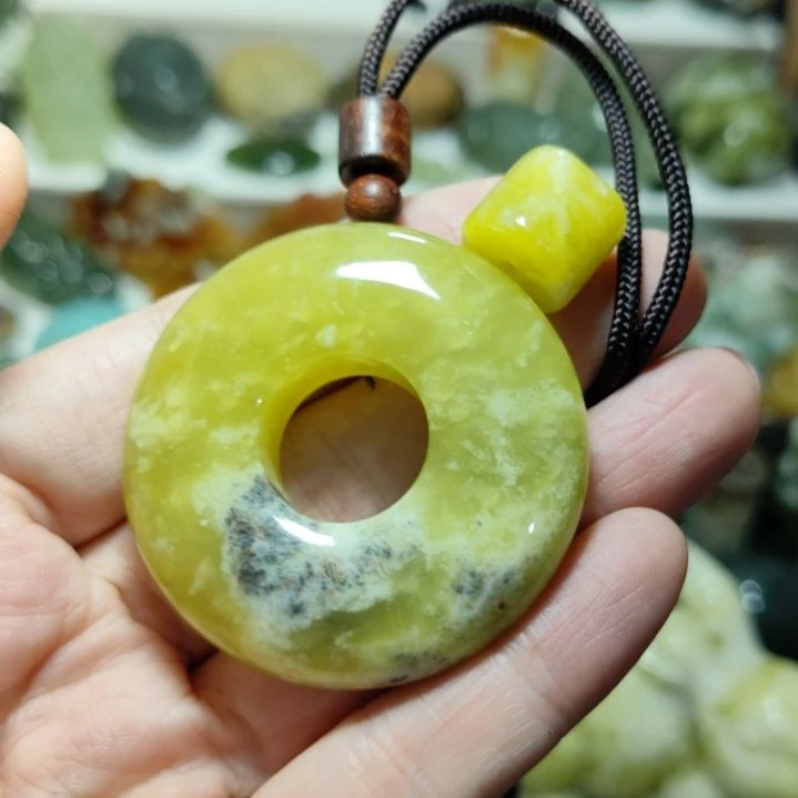 岫玉平安扣未镶嵌