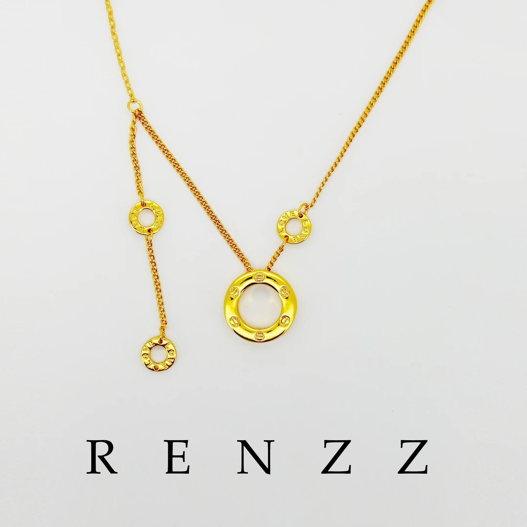 1721 黄色气质百搭项链