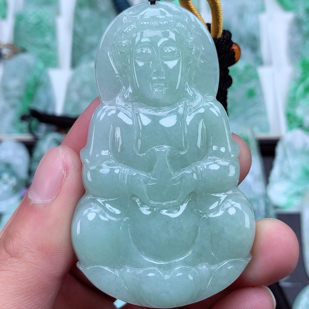 翡翠颈饰未镶嵌翡翠吊坠