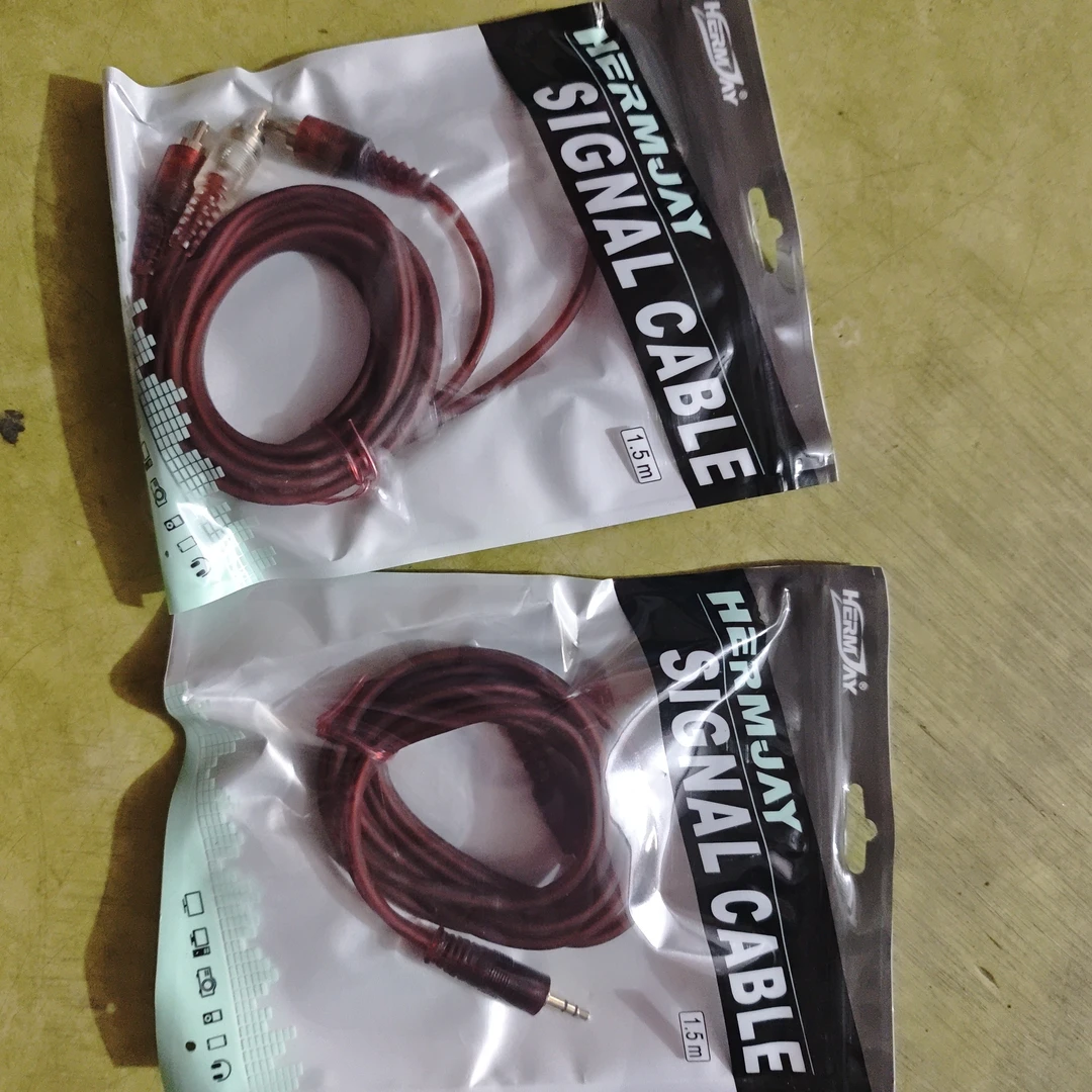 音箱线两条的价格，一条1分二，一条2分二。