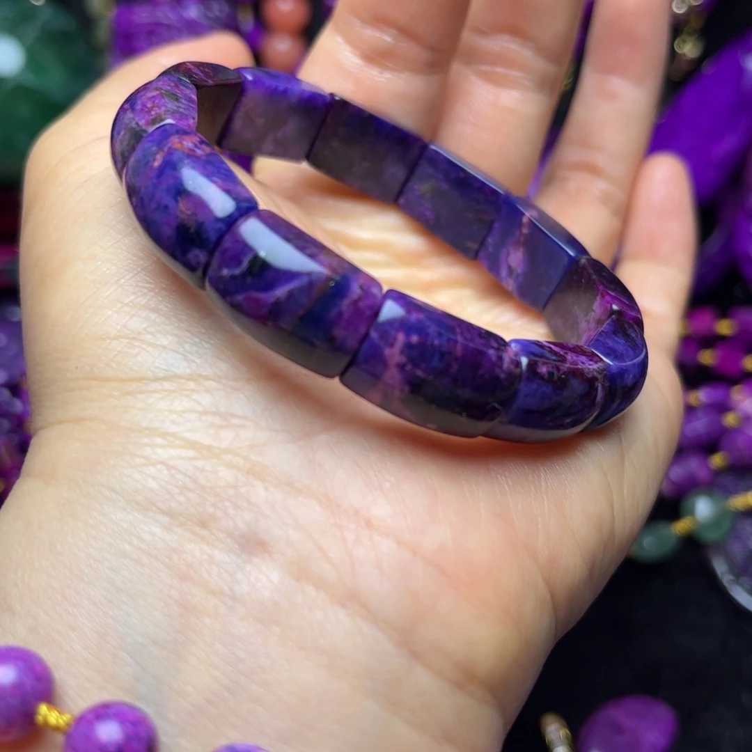 紫泥夜莺爆紫丝绒玉华手牌