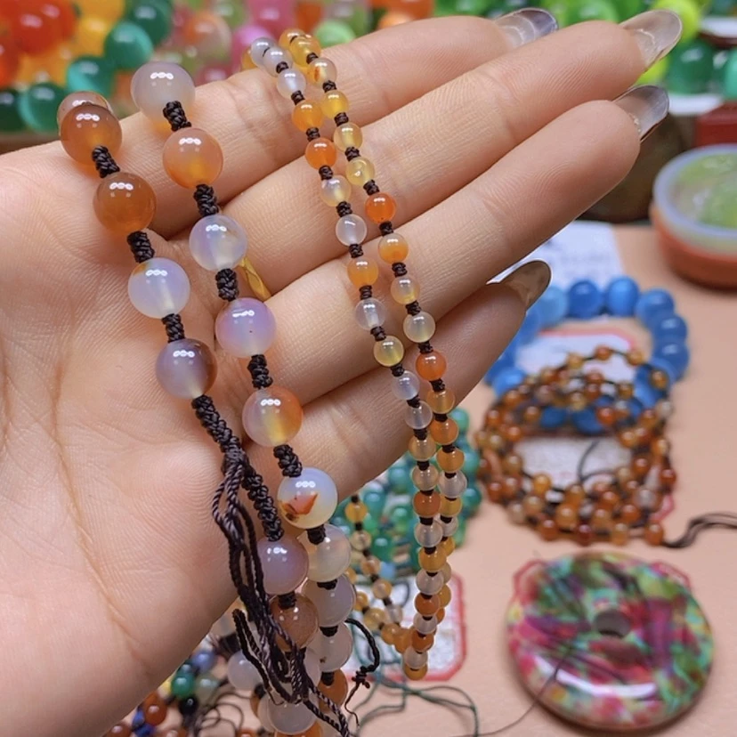 【闪购商品】玛瑙/玉髓颈饰未镶嵌佳**?