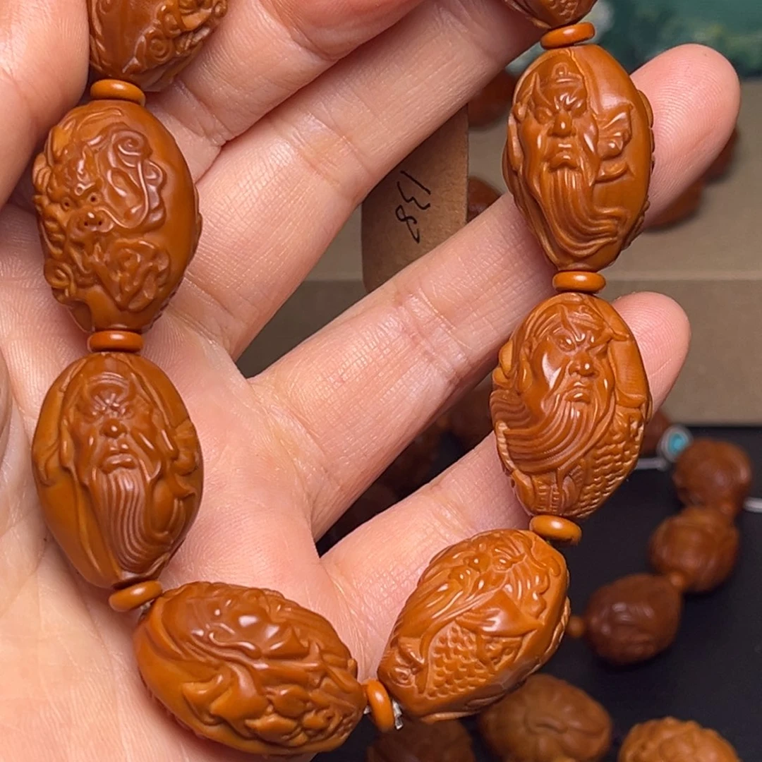 手串/手链橄榄核九龙关公