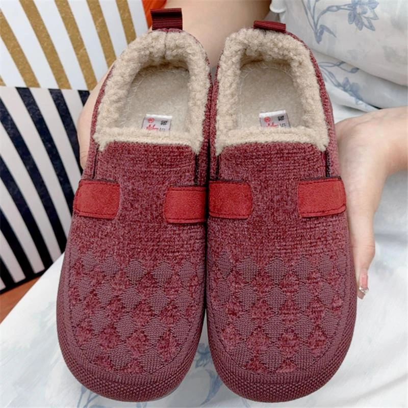 女冬季加绒加厚保暖女士棉鞋软底舒适勃肯鞋新款老北京布鞋