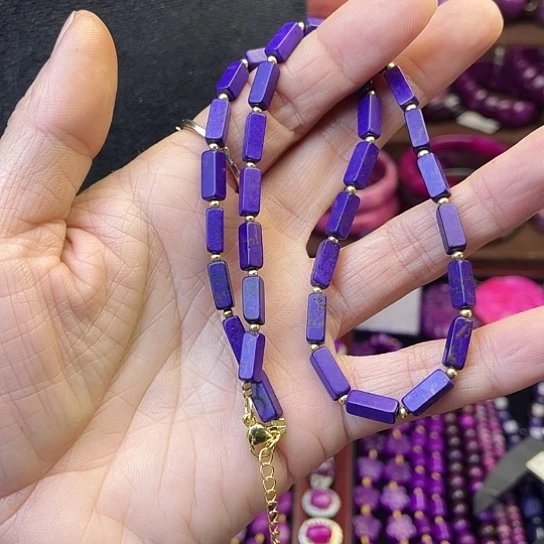 非金属南非老料蓝苏3项链S6