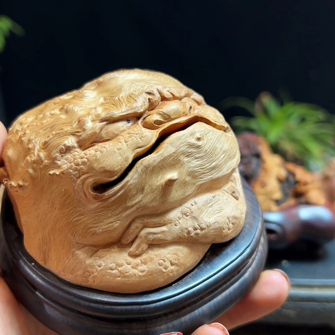 妖***兽荔枝木熏香成品香炉