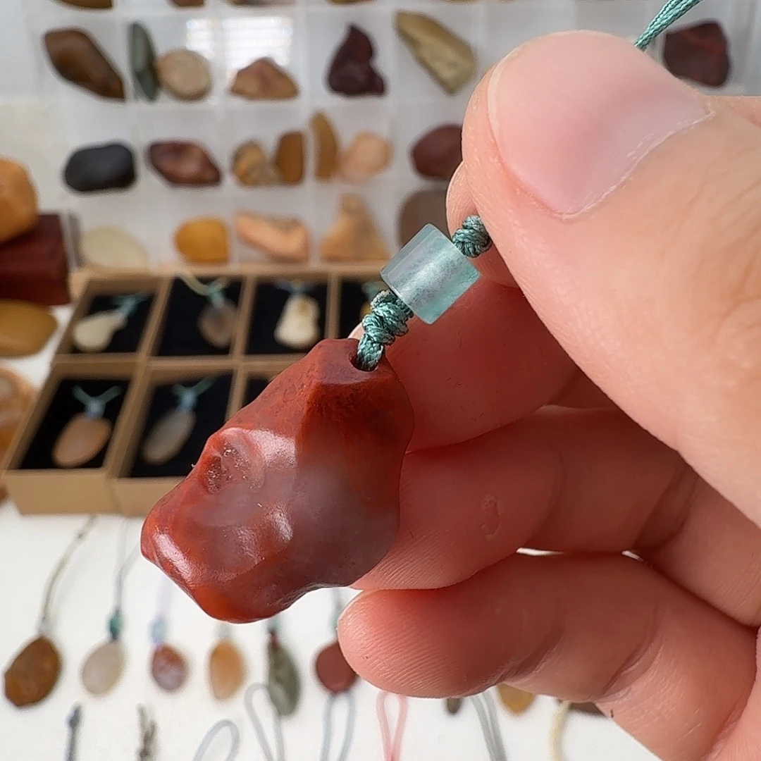 玛瑙/玉髓未镶嵌吊坠(不含链)