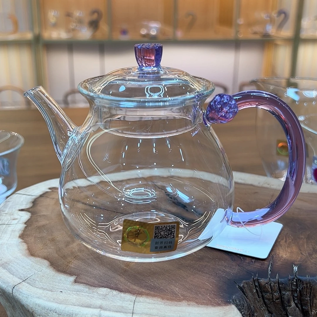 馍***馍禾器清莲壶浅紫色