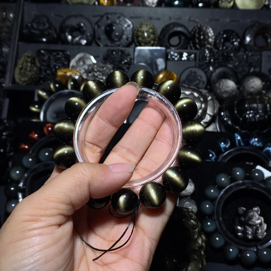 U***风黑曜岩未镶嵌珠宝奇石