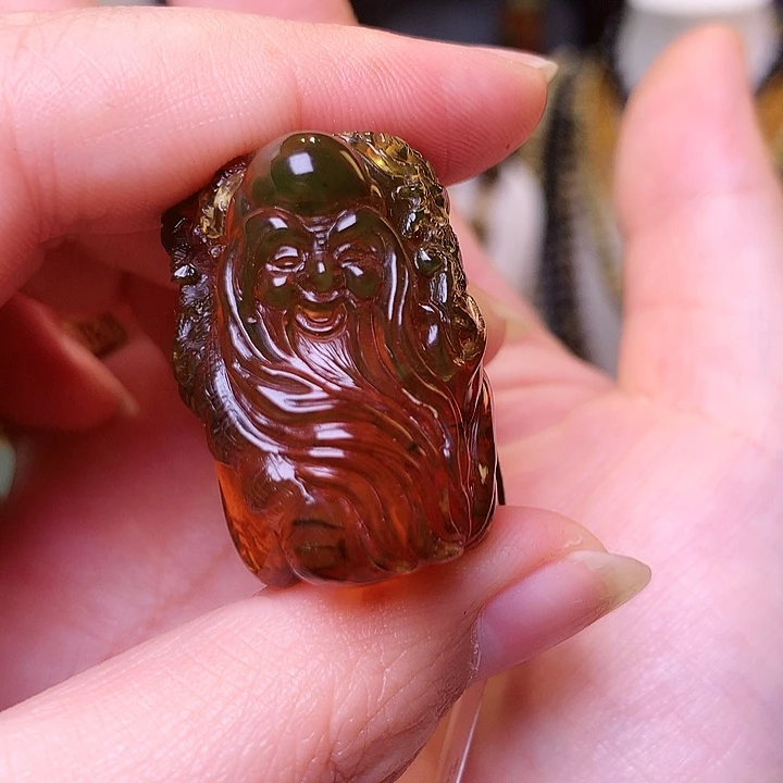 琥珀未镶嵌裸石抚顺琥珀-657