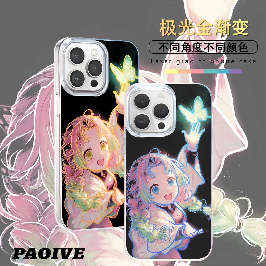 甘露寺蜜璃适用苹果华为vivo一加iPhone小米红米一加极光手机壳