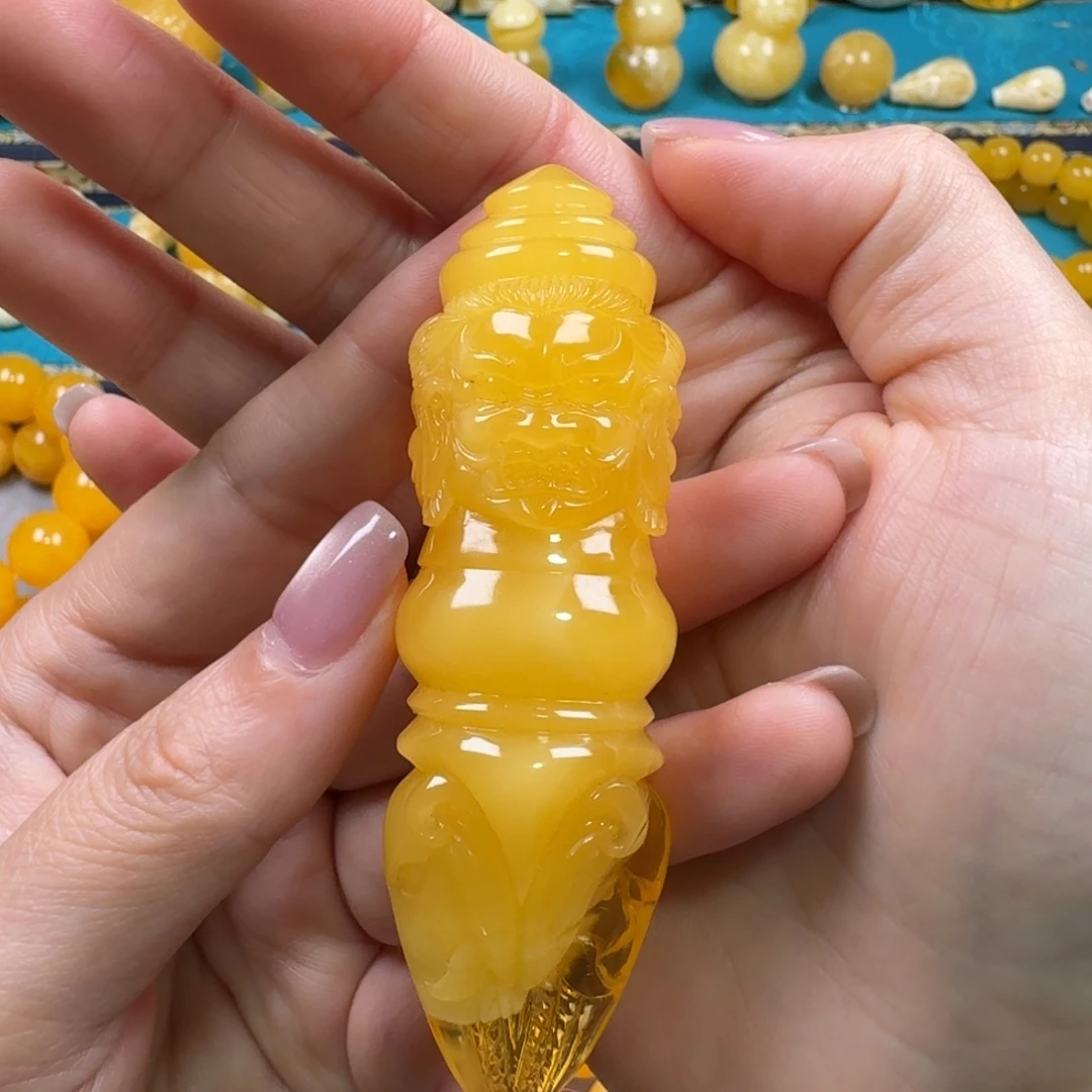手链琥珀未镶嵌同料