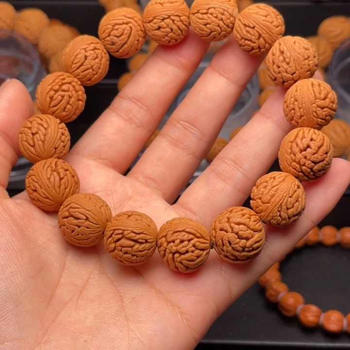 桃核手串绣球桃核15