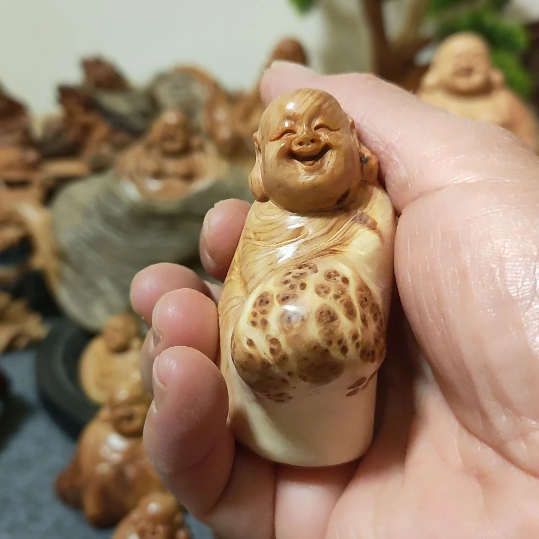 香榧木太行崖柏材质手把件