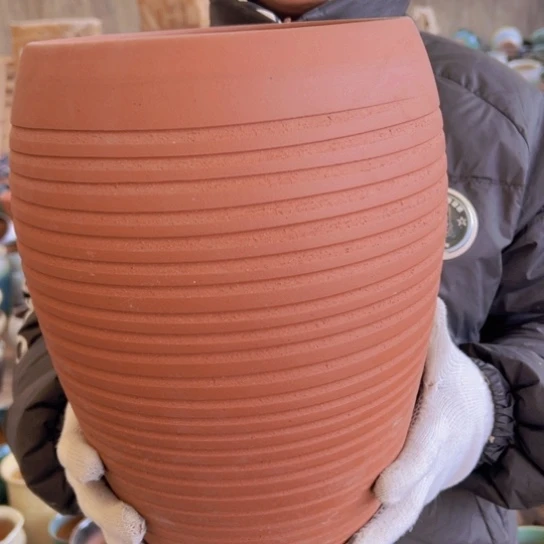 紫砂花盆高32口21————-