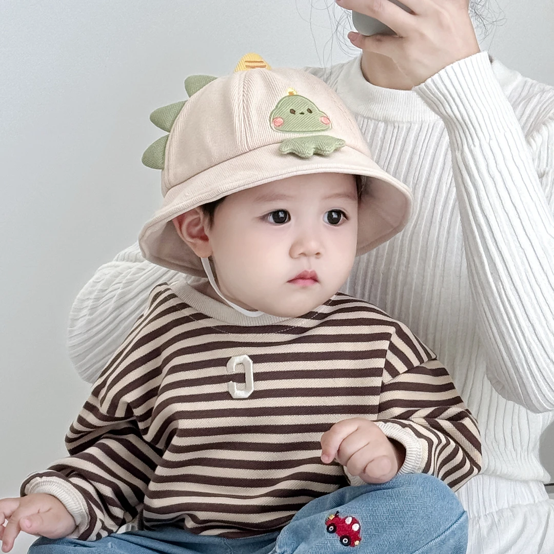 XINGDUOXIONG/星朵熊儿童帽子春秋薄款宝宝遮阳帽男女渔夫帽冬季