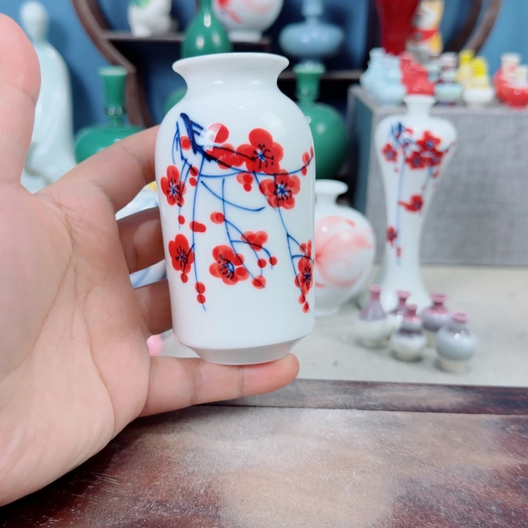 陶瓷手工小花器摆件