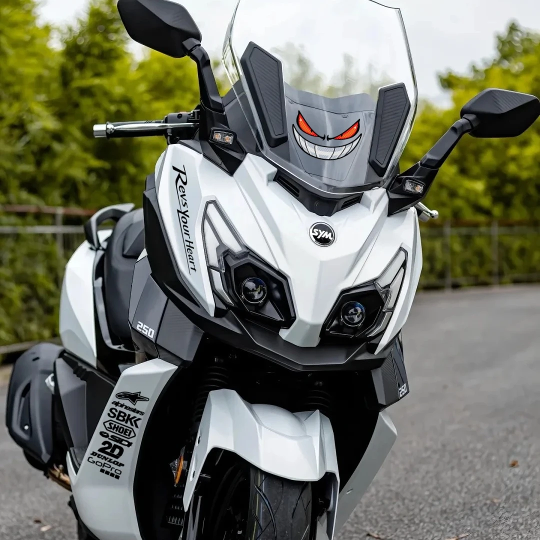 Sport字母拉花适用三阳Cruisym巡弋250改装饰贴纸风挡贴轮毂贴