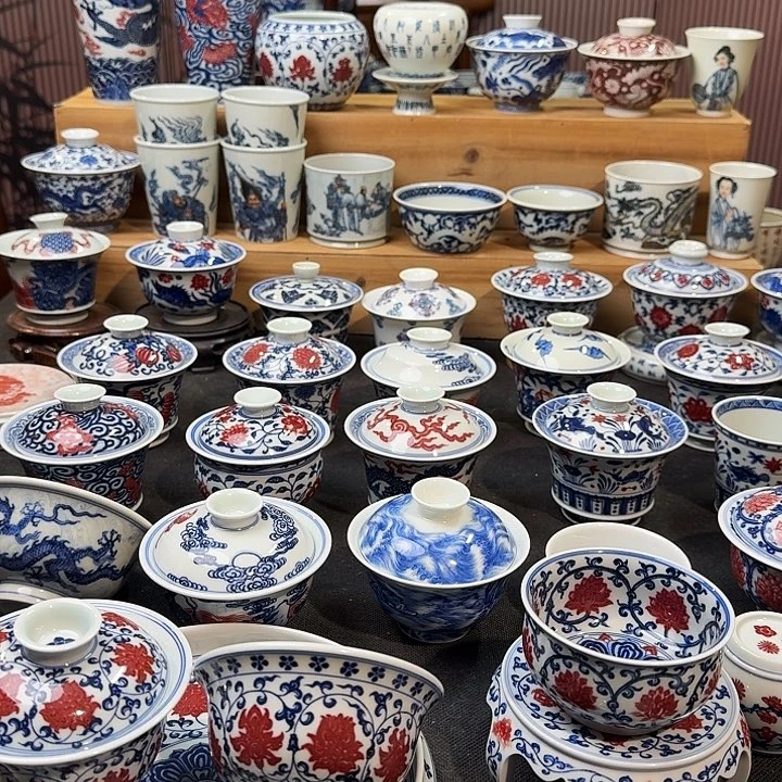 元***鹰盖碗 499 壶承 499 杯子 299