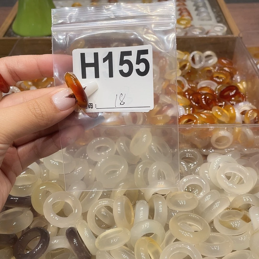 玛瑙/玉髓未镶嵌戒指155