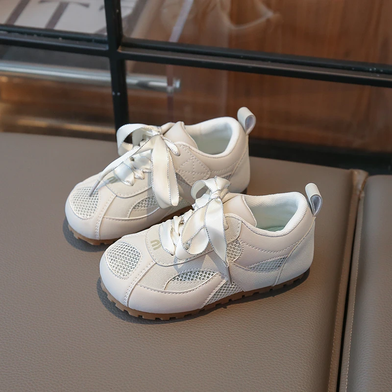 女童鞋子2025春夏款新款儿童夏季宝宝运动鞋小女孩网面透气单网鞋