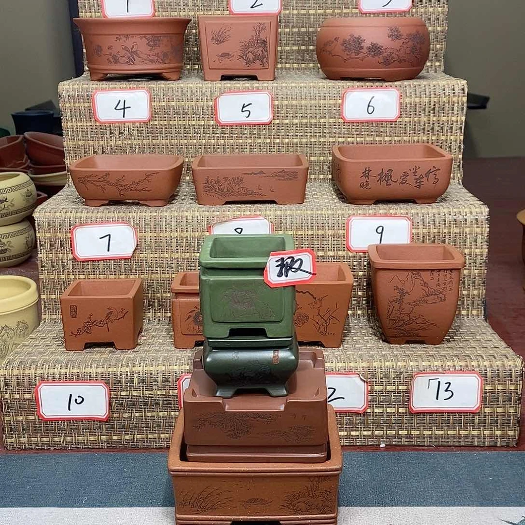 紫砂花盆我在看吧