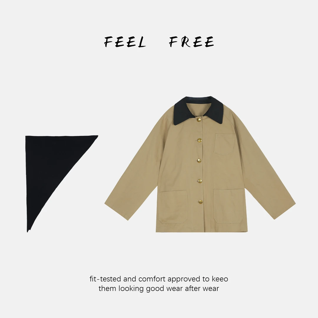 FEEL FREE-巴恩风披肩工装外套 2025新款NEW