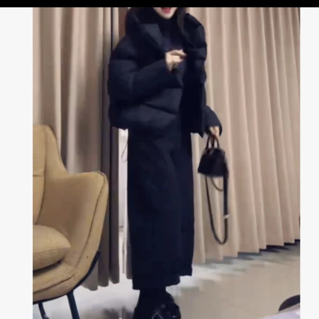 秋冬季新款气质百搭休闲搭配阔腿裤套装外套