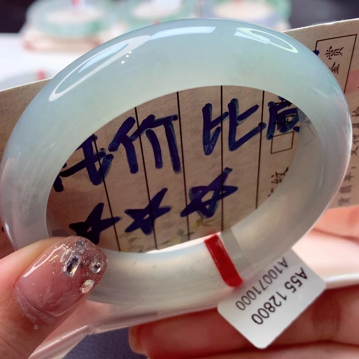 未镶嵌手镯翡翠48号正圈77