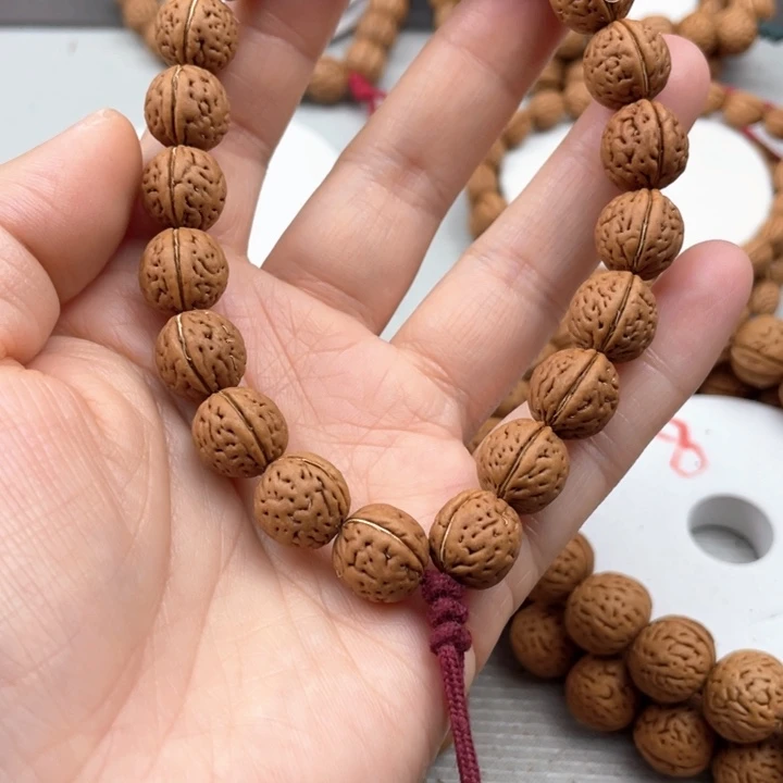 青*12.2尺寸野生桃核手持