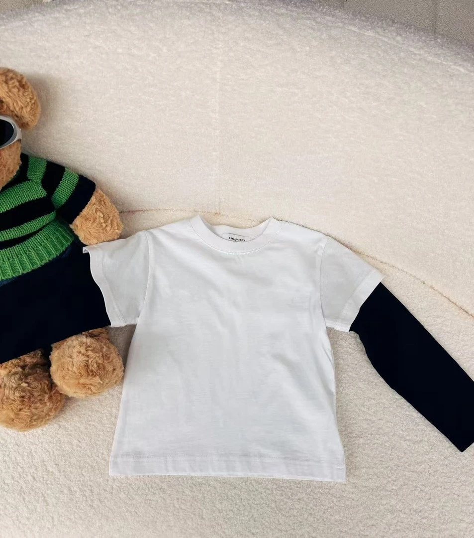 -潮牌童装定制“鸟巢宝宝”儿童春秋限量款长袖T恤14880