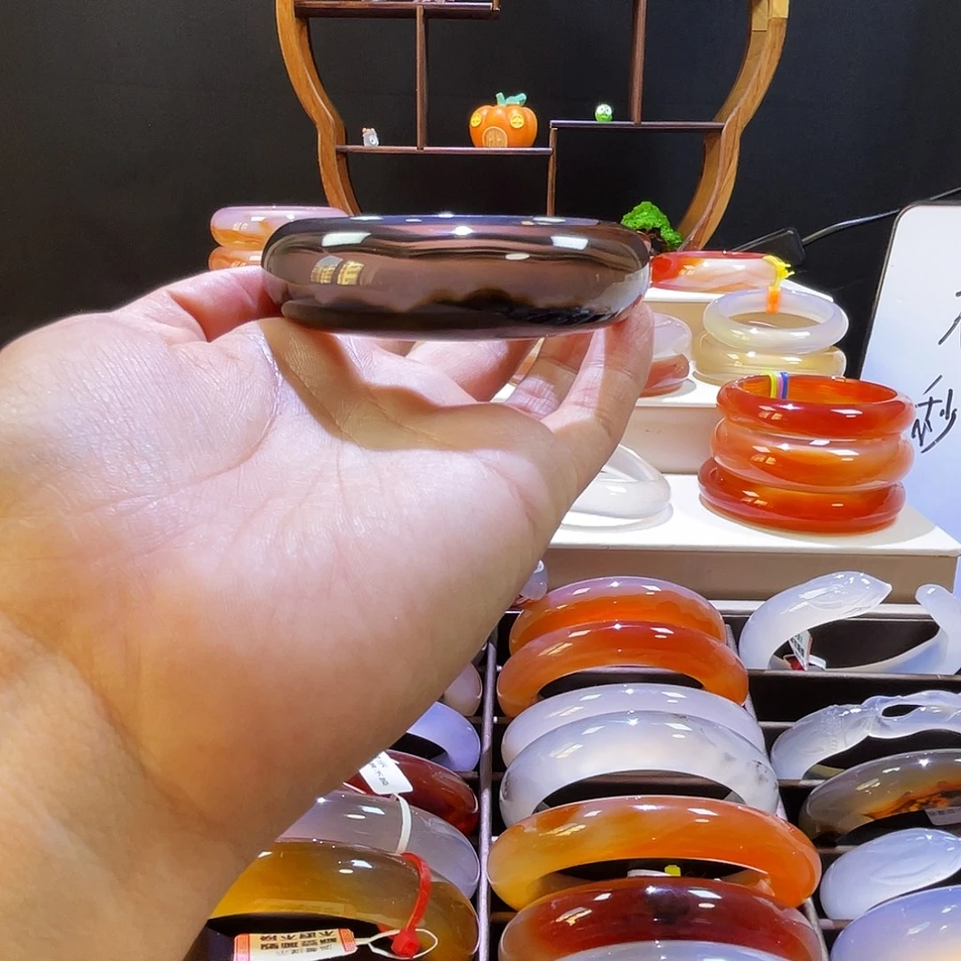 言***情手镯玛瑙/玉髓未镶嵌