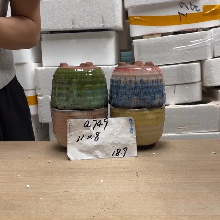 粗陶多肉花盆微瑕749