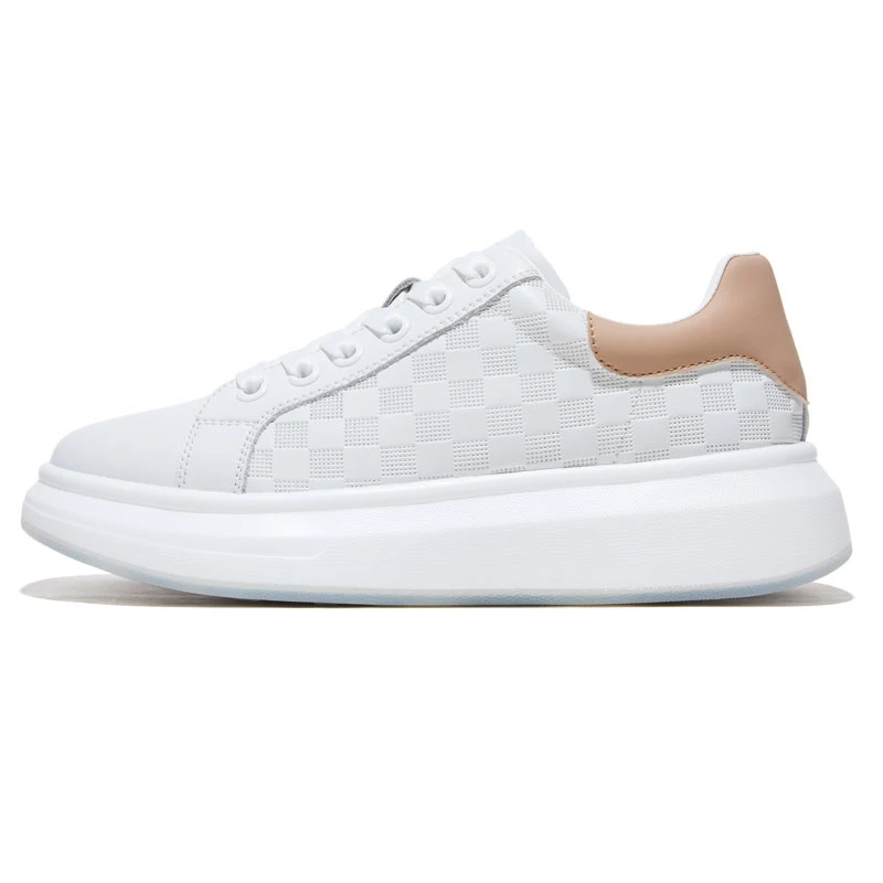 【亏本清仓】秋季新款棋盘格麦昆小白鞋休闲百搭舒适轻便男220711-2