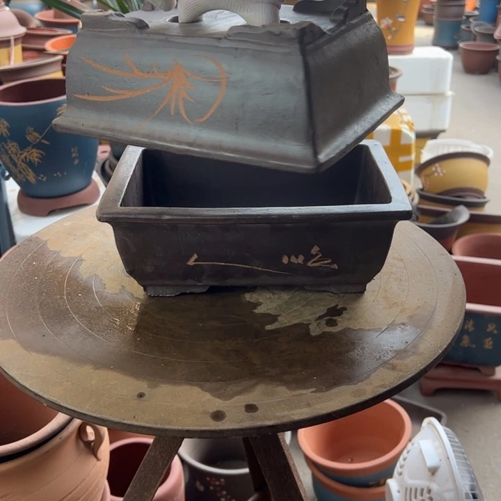 紫砂26+26粽马槽 口径 26×18×10