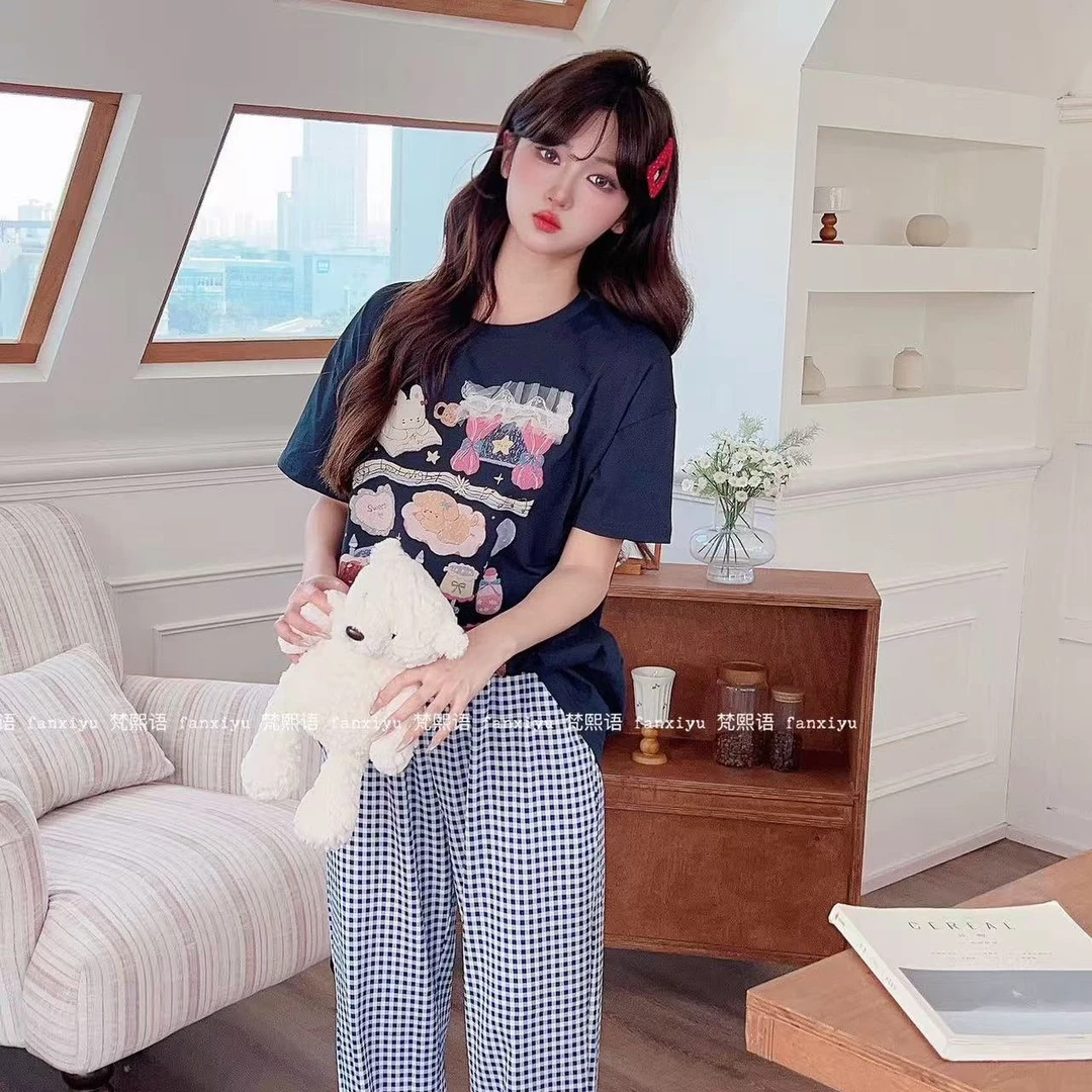 【欢姐精选】梵家休闲可爱舒适外穿家居服