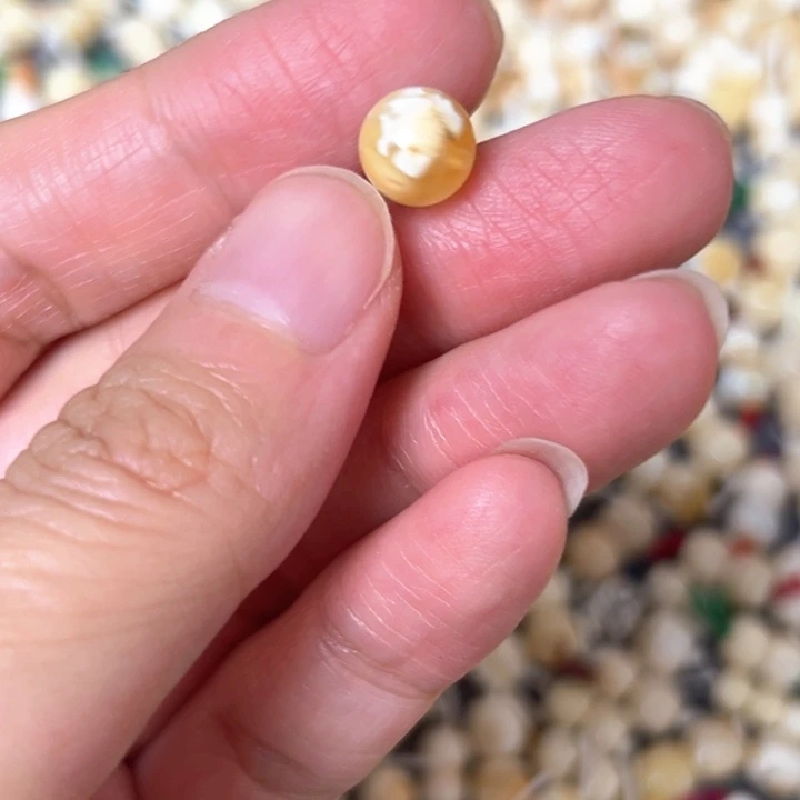 裸石蜜蜡未镶嵌8.2mm一个